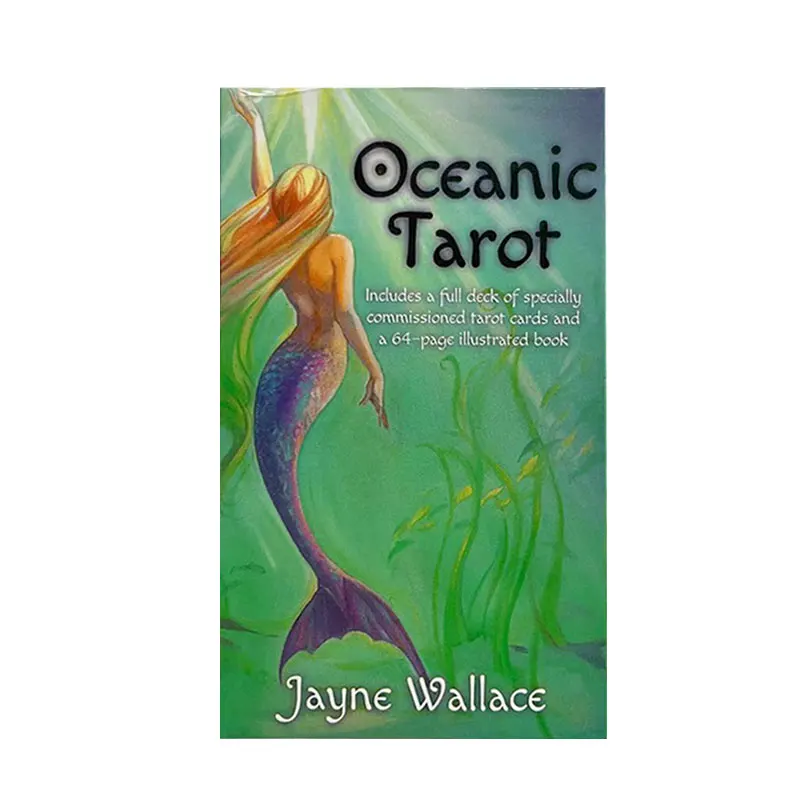 

Oceanic Tarot Oracle Card Board Deck Games Divination Palying Cards For Party Game and PDF Guidance