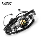 Кожаные браслеты с кабошоном, многослойные браслеты с изображением героев мультфильма Мой сын