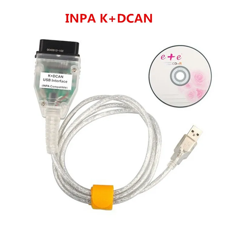 2018 VSTM для BMW INPA K + CAN с чипом FT232RL переключателем DCAN USB интерфейсный кабель 20PIN