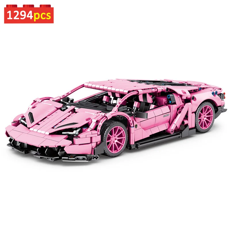 

High-tech Mechanical Bugatties Sports Car Technical Racing Car Vintage Vehicle Building Blocks Bricks Toys For Boys Adult Gifts