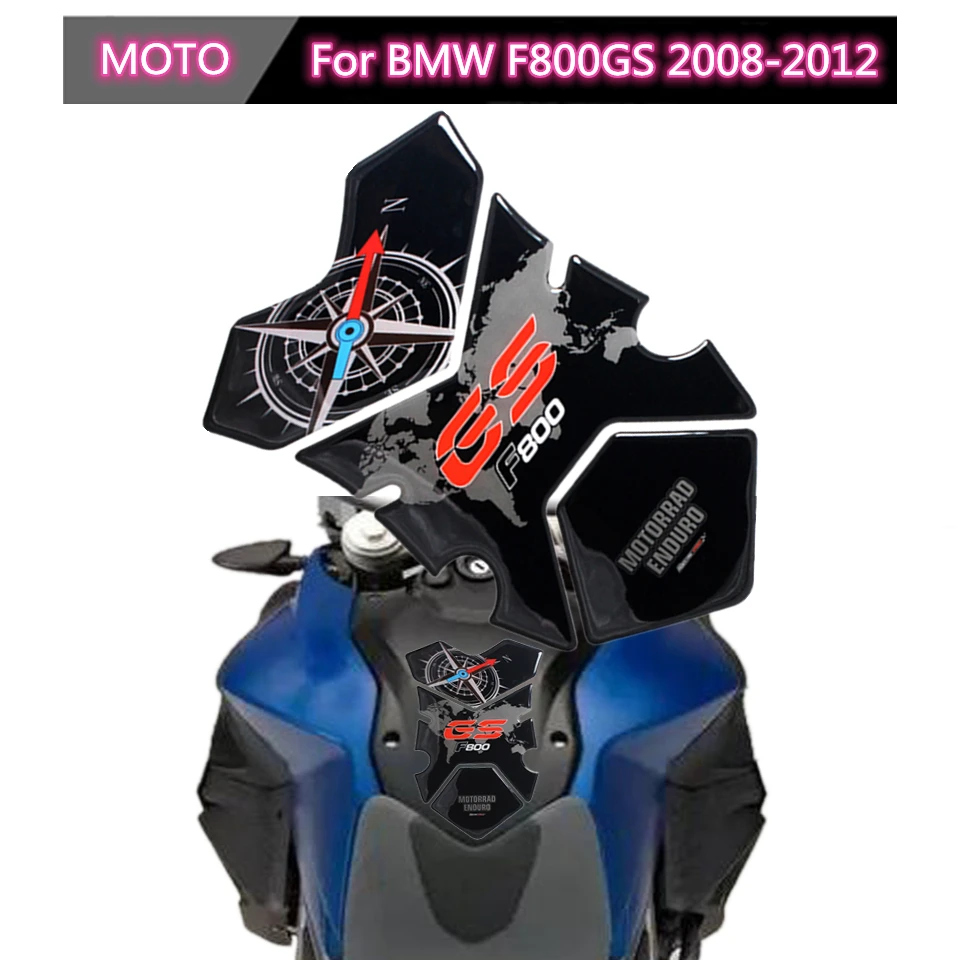 

Подходит для BMW F800GS 2008 2009 2010 2011 2012 аксессуары для мотоциклов наклейка на топливный бак Защитная Наклейка на топливный бак