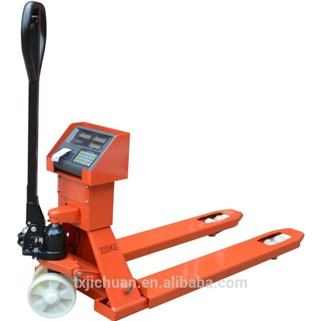

New design load capacity 3ton hydraulic pump hand pallet truck with weigh scale
