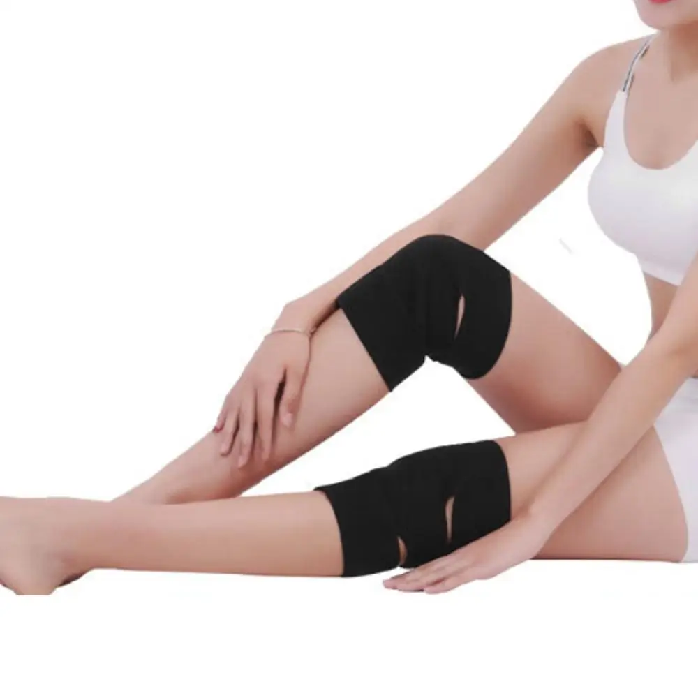 

Adjustable 1Pair Self-heating Therapy Knee Pad Support Protector Sport Patella Guard Brace Knee Wrap Sleeves Healthy Accessories