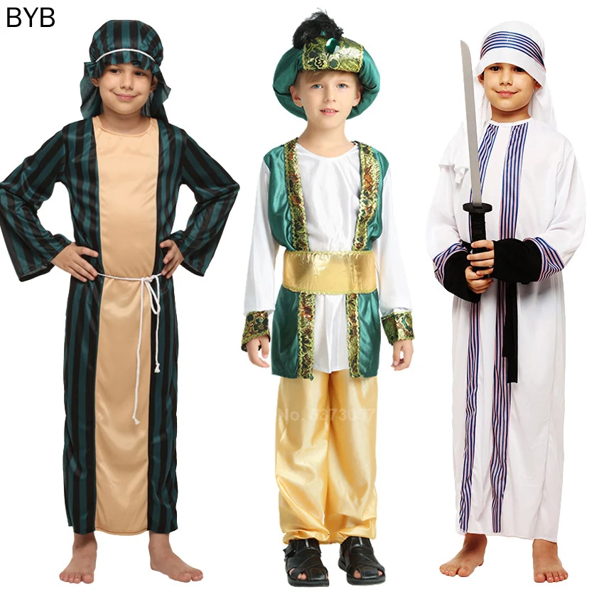Традиционная одежда в арабском стиле для мальчиков Волшебная Лампа Алладина