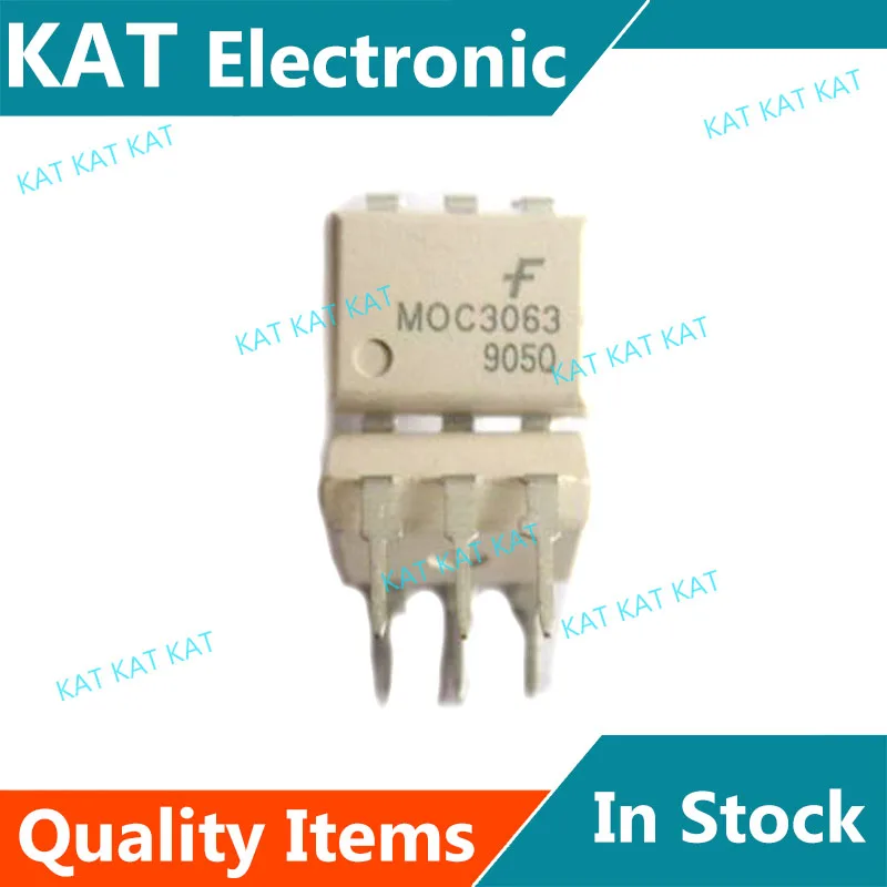 10 шт./лот MOC3063 MOC3063M 6-Pin DIP перехода через ноль постоянного .. драйвером анод