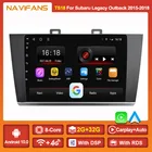 Автомагнитола DSP Carplay 6 + 128G Android 11, мультимедийная стереосистема для Subaru Outback Legacy 2015 2016 2017 2018 GPS, автомобильное аудио RDS 4G BT