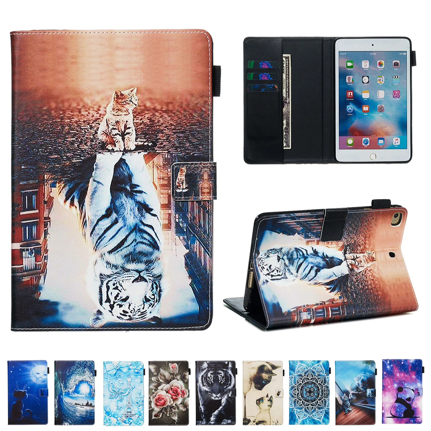 Чехол Tab E 8 для Samusng Galaxy 0 SM T377 T375 T378 откидной из искусственной кожи подставка