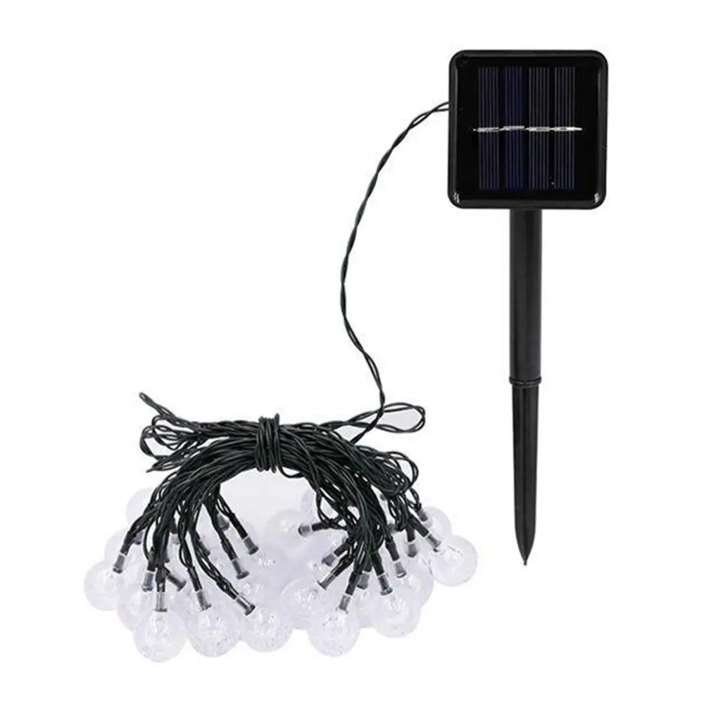 

Solar String Lights Outdoor Garden Crystal ball LED Light 5M7M/12M Waterproof Solar Powered Patio Lamp For Christmas Party Decor