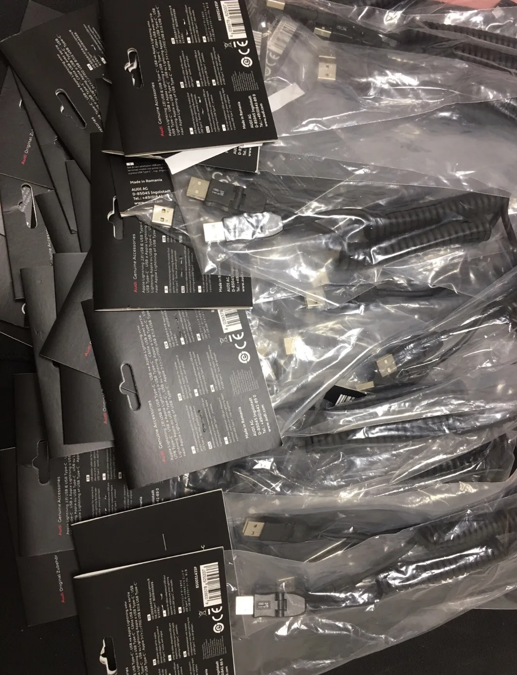 Оригинальный Carplay регулируемый кабель для передачи данных Audi A4L A6L Q3 Q5L Q7 A7