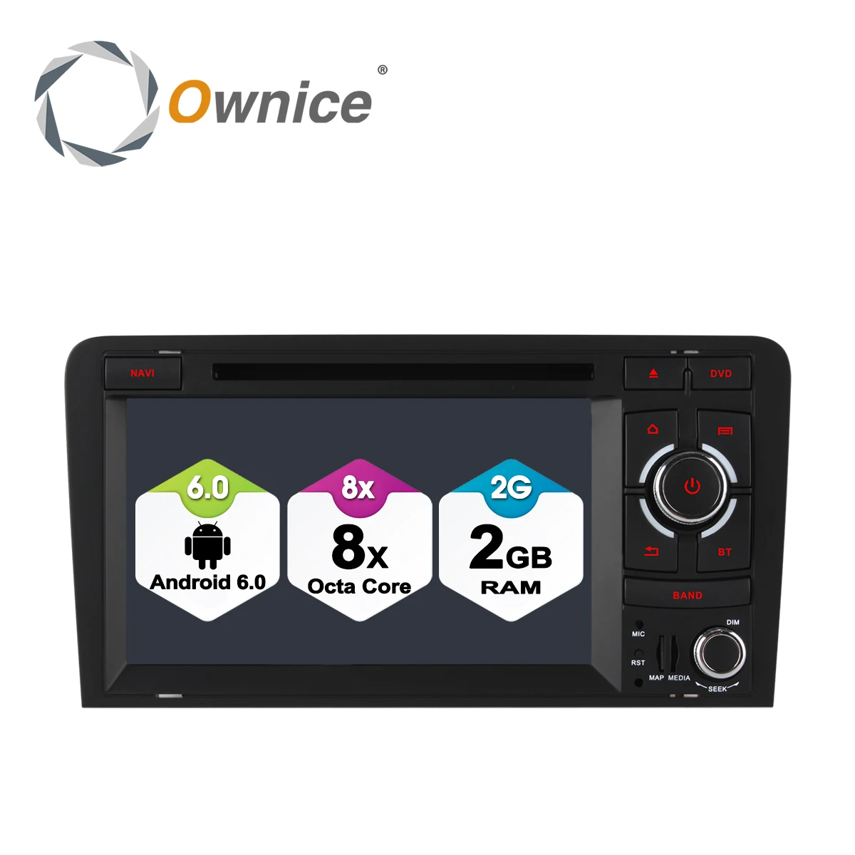 Ownice C500 Android 6 0 Octa 8 Core автомобильный DVD GPS для Audi A3 2004-2011 с поддержкой Wi-Fi 4G навигации