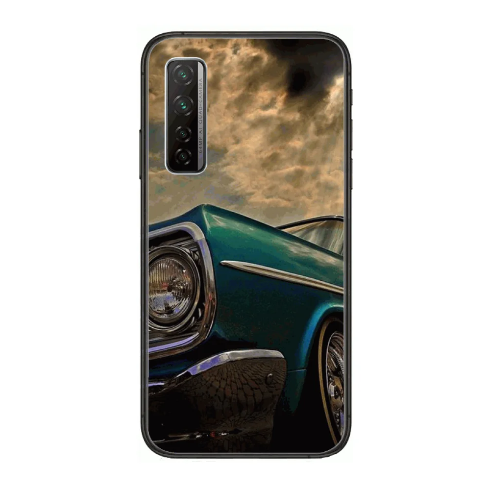 

Cool Sports car custom made Phone Case For Huawei Nova p10 lite 7 6 5 4 3 Pro i p Smart ZBlack Etui 3D Coque Painting Hoesje
