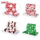 10 шт. Рождественская маска новогодние подарки рождественские украшения для дома Рождество 2021 рождественские подарки на 2021 год домашний декор