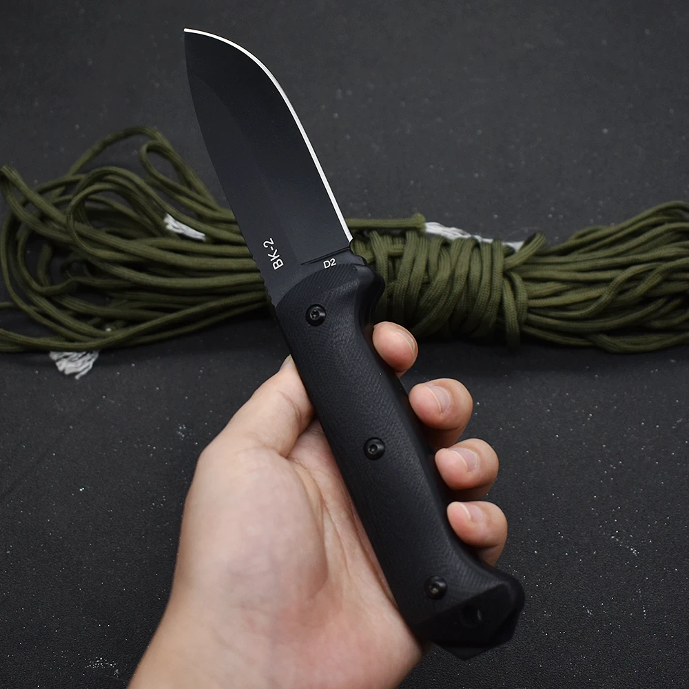 D2 прямой нож G10 EDC клинок для выживания на природе самооборона инструмент