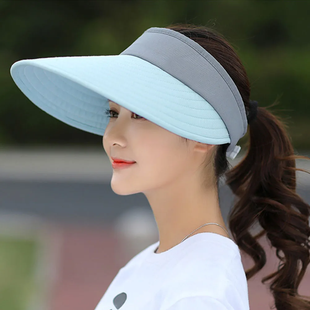 Женская Солнцезащитная шляпа легкая Полиэстеровая легко переносится на