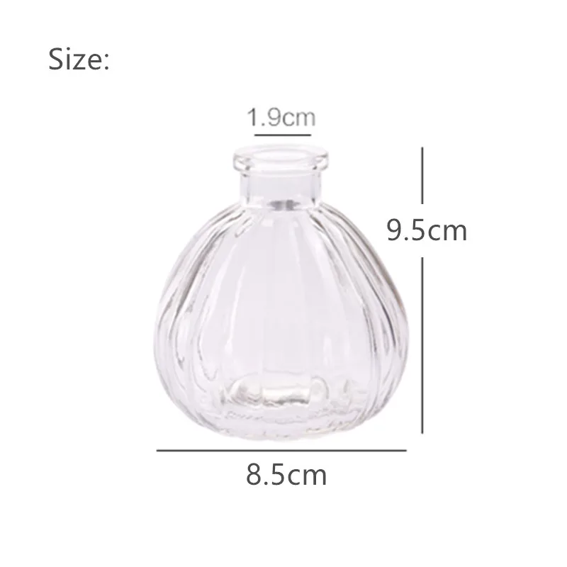 Креативная стеклянная ваза современный простой и прозрачный обеденный стол