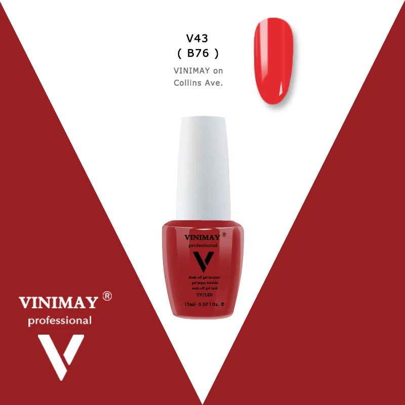 VINIMAY Гель-лак для ногтей, новинка, 96 цветов, Гель-лак, Гель-лак для ногтей, набор праймеров, замачиваемый УФ-лак для ногтей, 15 мл - Цвет: V43
