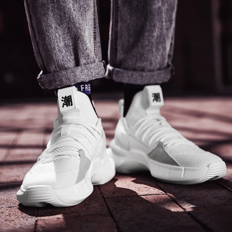 Кроссовки мужские дышащие легкие спортивные Нескользящие для бега и занятий на