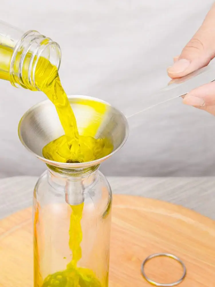 Новый 3 шт. Воронка Из Нержавеющей Стали масляный фильтр от насекомых кухонные