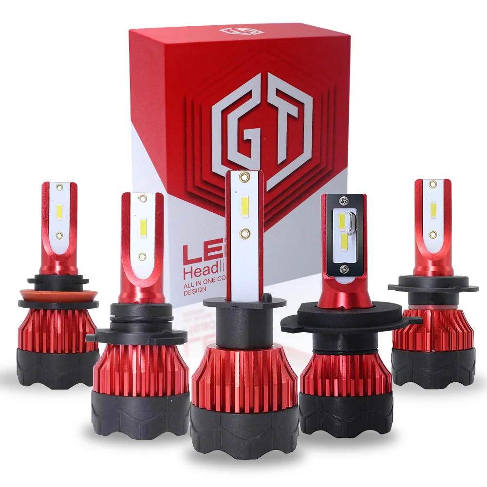 1 комплект 9005 9006 H3 H13 H8 880 H27 9004 9007 H11 Светодиодный LED H4 светодиодный H7 Автомобильная