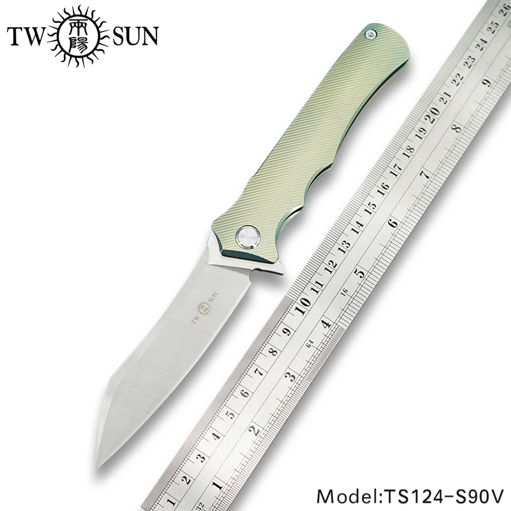 Ножи TWOSUN с лезвием S90V складной карманный нож тактические ножи для кемпинга