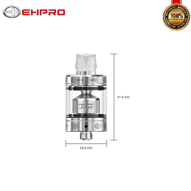 Оригинал Ehpro True MTL RTA 2 мл Vape Танк 22 мм распылитель с пятью различными воздушными