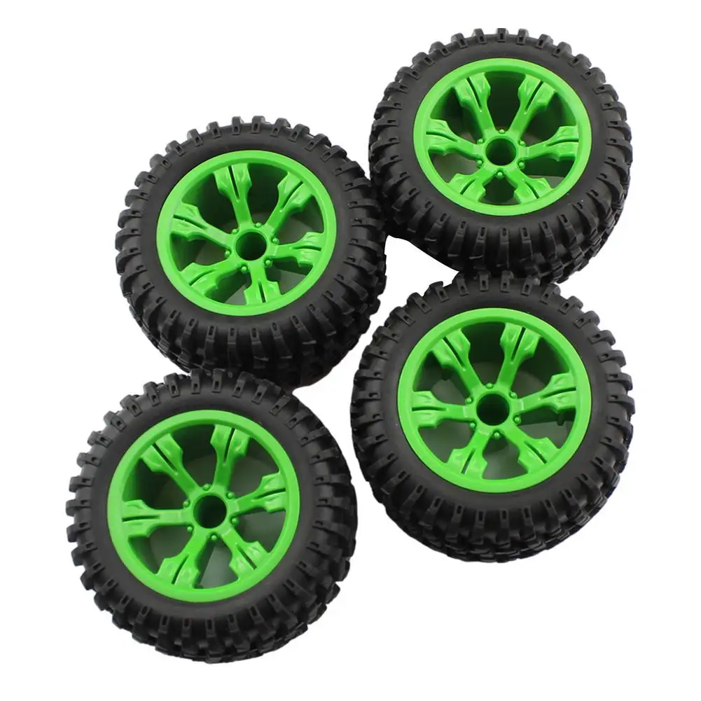 

Rubber RC Car Tires For Wltoys 12428 144001 124018 Spare Parts Soft Rubber Tires Strong Grip Tyre RC Car Accessory