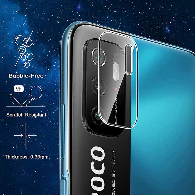 2 в 1 Poco F3 защитная пленка из закаленного стекла для Xiaomi M3 Pro X3 Nfc протектор экрана