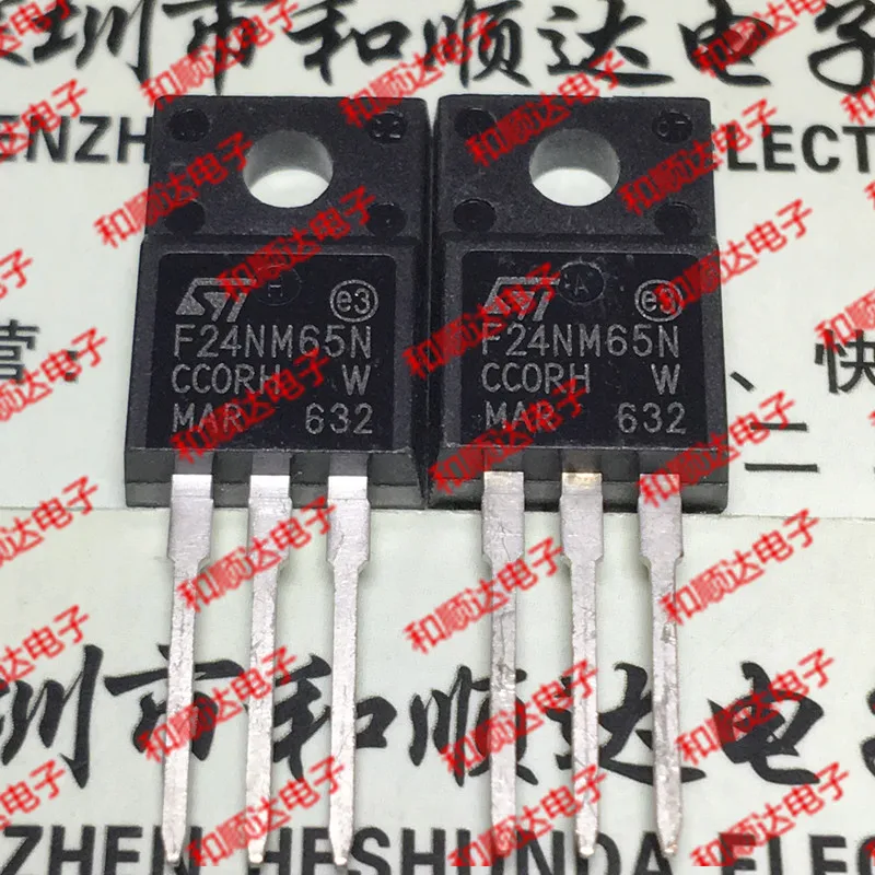 Оригинальный Новый/5 шт./STF24NM65N TO-220F 650V 24A | Электронные компоненты и принадлежности