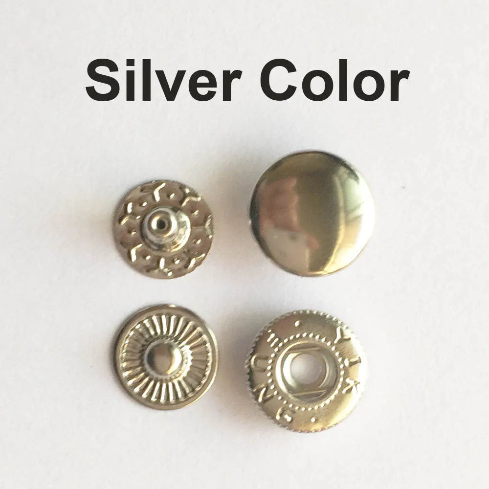 Набор металлических латунных кнопок 20-50 кнопки для шитья и кожевенного