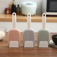 creative vertical rice spoon with cover automatic opening and closing rice spoon holder rice shovel kitchen tools