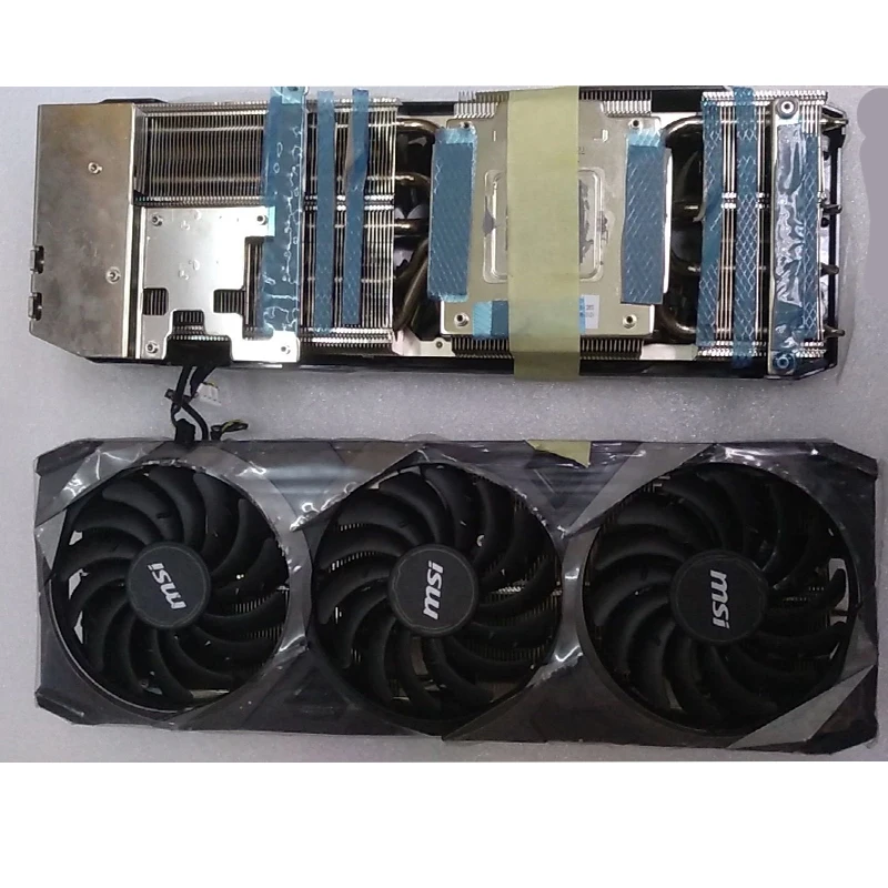 

DIY Cooling Used graphics card radiator accessories For GeForce RTX 3080 VENTUS 3X RTX3090 3070TI Installation size 59*68mm