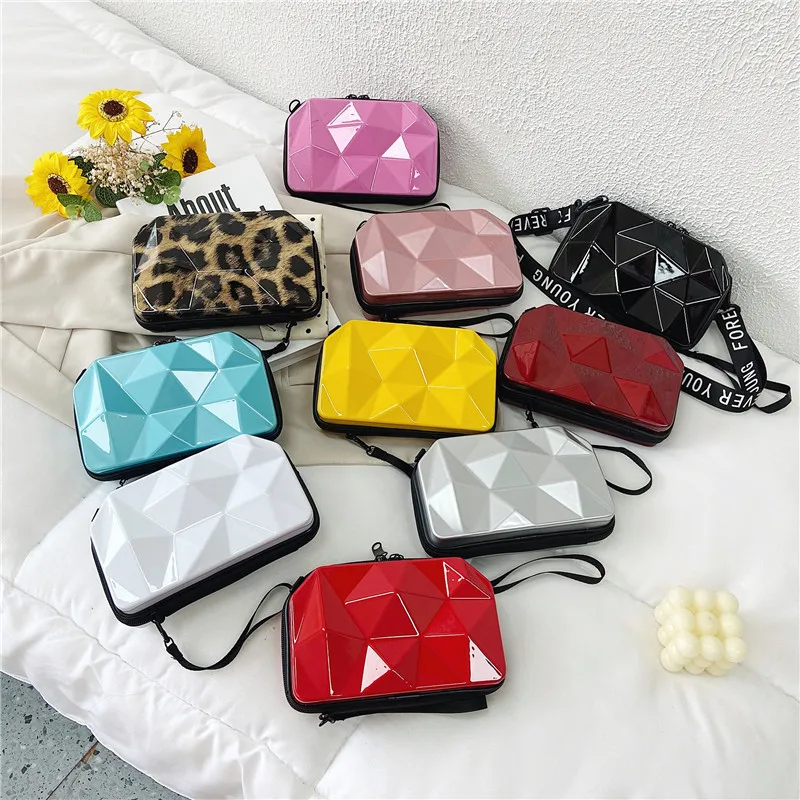 

Casual Small Square Bags For Women Solid Color Shoulder Crossbody Bag Zipper Handbags handbag
