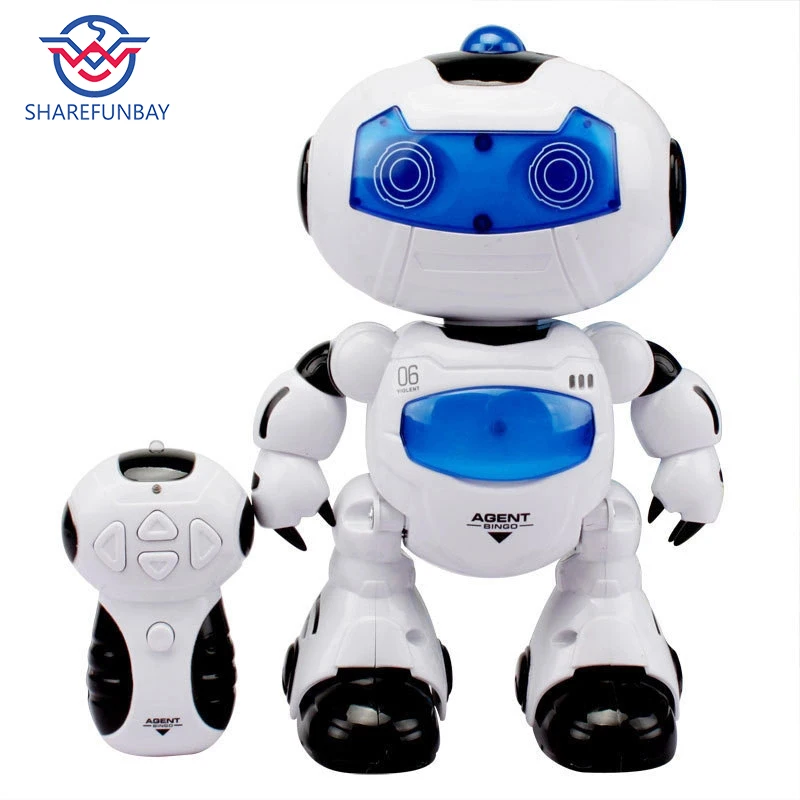 Игрушка RC роботы прогулки и английском говоря робот собака Электрический