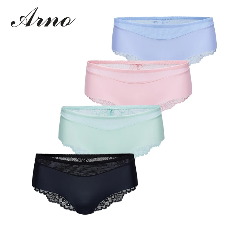 ARNO однотонные женские розовые трусики сексуальные черные трусы нижнее белье с