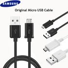 Оригинальный Samsung Micro USB кабель 100200 см 2A быстрой зарядки линии передачи данных для Galaxy S6 S7 Edge Note 4Note 5 J3 J4 J6 J5 A3 A5 A7 2015 A10