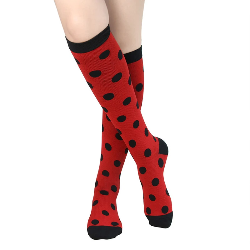 

Women's Sports Elastic Socks Knee Leggings Long Tube Outdoor Running Cycling Football Nylon Compression Socks