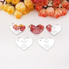 30 шт., акриловые зеркальные бирки на заказ