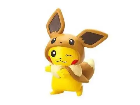 6 шт. новейшие оригинальные капсулы Pokemon фигурка Пикачу Ibu маленький Огненный