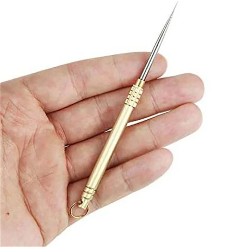 1 шт. титановая зубочистка с защитным держателем Нетоксичная водонепроницаемая