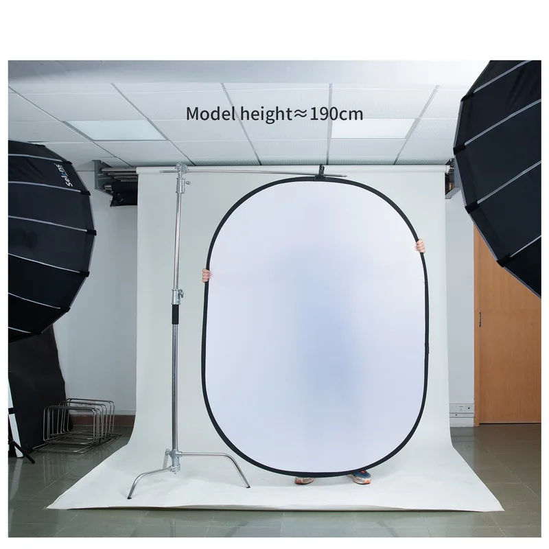 150X200CM Foldable Oval Reflector Soft Light Board Photo Video Photography Diffuser Studio Panel with Portable bag | Электроника