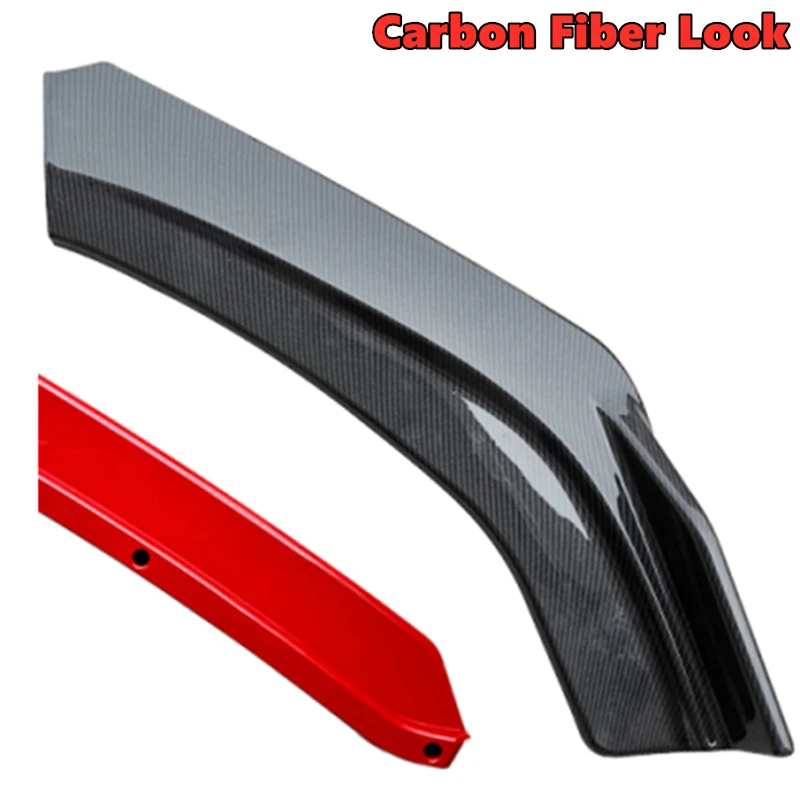 4 шт. Универсальный Автомобильный передний бампер комплект губ спойлер сплиттер