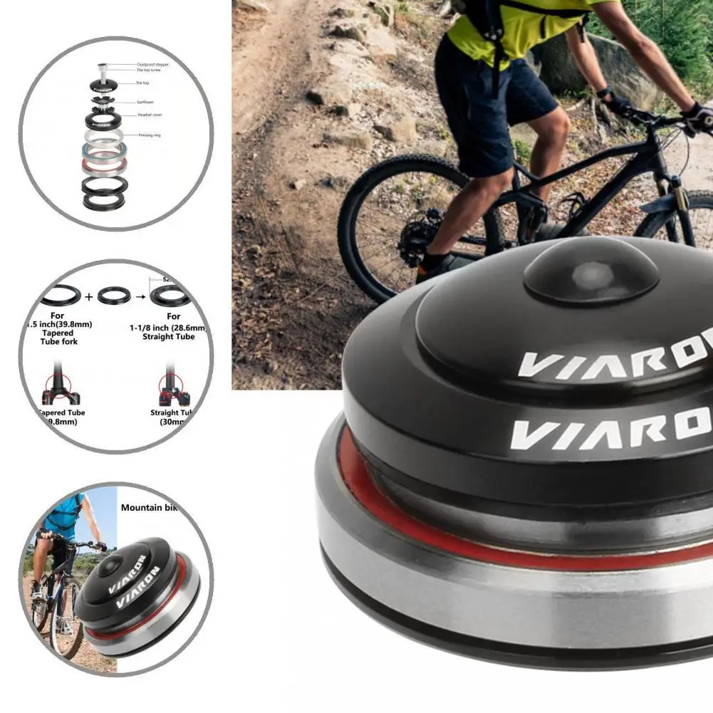 

Useful Sturdy Lightweight Dust-proof Bearing Headset Bike Accessory Bike Headset Stable for Mountain Bike