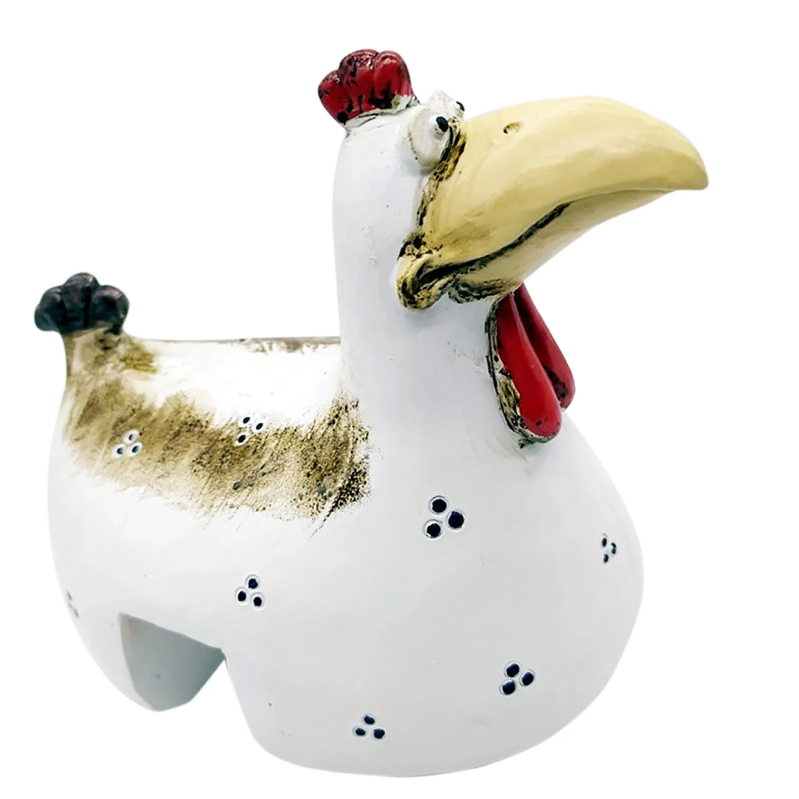 Садовые украшения для куриных лестниц с большими глазами используется цветочных