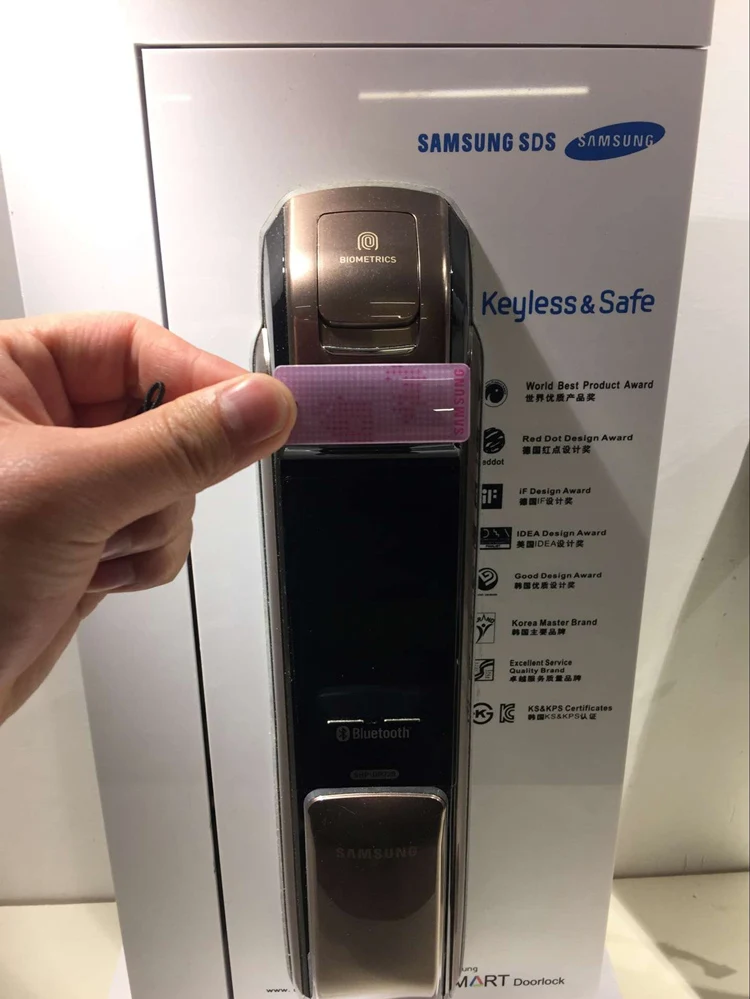 SAMSUNG Door Lock RF Key Card Stick Card for 2920/5120/6020/P718/P910/DP728/DP920 Smart Tag Card