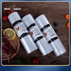 Домашний пищевой вакуумный упаковщик White Dolphin, рулоны для хранения пищевых продуктов, 2 рулона 12, 15, 20, 25X500 см, упаковочная машина для вакуумной упаковки