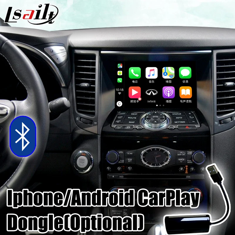 Android 7,1 gps навигационная коробка для- Infiniti QX70 интеграционный видео интерфейс, youtube google play waze и т. Д