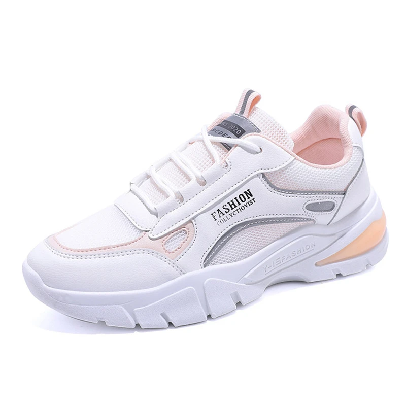 Женские кроссовки Летние дышащие для девочек Уличная обувь бега Нескользящая