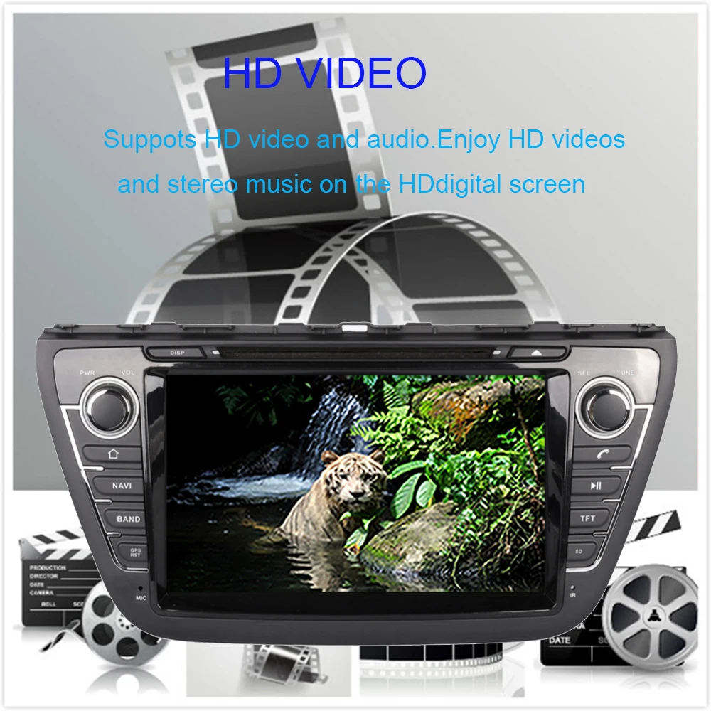 Автомагнитола для Suzuki SX4/S с GPS-навигацией Android 10 0 2013-2021 радио стерео DVD-плеером |