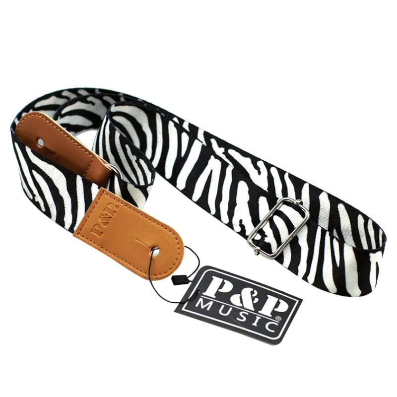 

9 Colors Electric Guitar Strap Low Strap Belt with Leather Band for Acoustic Guitar Bass Ukulele Electric Guitar