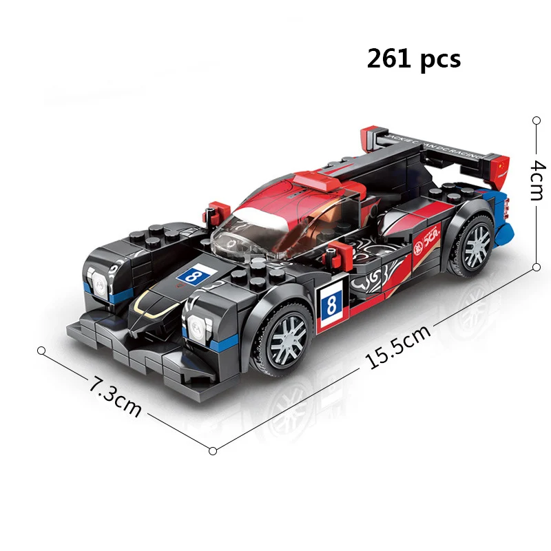 Блоки sembo 1:32 Китай гоночный автомобиль городской супер moc автомобили наборы